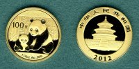 China 100 Yuan Panda 1/4 oz. Picture
