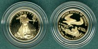 USA 5 Dollars American Eagle 1/10 oz. Au / mit COA und Etui Picture