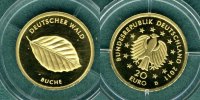 Bundesrepublik Deutschland 20 Euro Deutscher Wald " Buche " mit Echtheitszertifikat