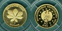 Bundesrepublik Deutschland 20 Euro Deutscher Wald " Kastanie " mit Echtheitszertifikat