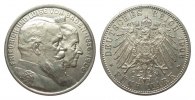 Kaiserreich 5 Mark Baden Goldene Hochzeit