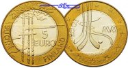 Finnland 5 Euro 2003 stgl Bimetall Eishock...