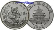 China 10 Yuan Panda Bären, 1 oz, Silber, <b>große Jahreszahl</b>