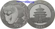 China 10 Yuan Panda Bären, 1 oz, Silber <b>( NUR für China mit Buchstaben D )</b>