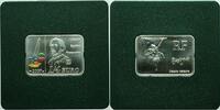 Frankreich 1/4 Euro Degas,Edgar 1. rechteckige Münze aus Frankreich in Kapsel und Zertifikat