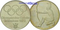 Deutschland Silbermedaille zu Olympiade München 1972 (Bogenschießen) -Archivbild-
