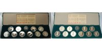 Kanada 10 x 20 Dollar<br>10 Unzen<br>311g. XV.Oly. Winterspiele 1988 in Calgary 10 Münzen-Set kompl. inkl. Etui&Kaps&Zerti.