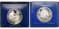 Barbados 10 $<br>32,86g<br>fein Barbados 10 Dollar 1974, Neptun mit Fisch und Dreizack, inkl. Etui & Zertifikat