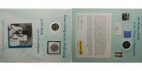 Deutschland 1 DM & 1,10 DM Briefmarke Eine erfolgreiche Währung - Die D-Mark schreibt Geschichte, <b>DIN A5 Format