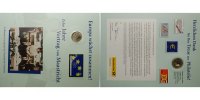 Deutschland 1 Euro & 55 cent Briefmarke Europa wächst zusammen - Zehn Jahre vertrag von Maastricht, <b>DIN A5 Format