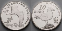 Frankreich 10 Euro 2011 <b>PP</b> WWF - Mö...