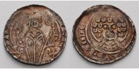 Corvey, Abtei Pfennig<br> Heinrich III. von Homburg, 1272 - 1306, <b>- VERY RARE-