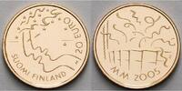 Finnland 20 Euro1,56gfein13,9 mm Ø Leichtathletik-WM 2005, inkl. Etui & Zertifikat & Schuber (leicht geknickt)
