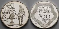Ungarn 500 Forint Oly. Sommerspiele in Barcelona - Olympisches Feuer - nur in Kapsel