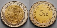 Schweiz 5 sfr. Schweizerische Volksbräuche - 4. Ausgabe