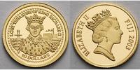 Fidschi 10 Dollar1,24g fein13,92 mm Ø Geschichte des Goldes - Richard II. (1367-1400) König von England 1377-1399
