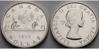 Kanada 1 $ Eliz.II/Kanu,