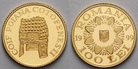Rumänien 100 Lei1/24g fein14 mm Ø Historischer Goldhelm, inkl. Kapsel und MDM-Zertifikat, RAR