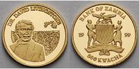 Sambia 500 Kwacha1,24 g fein 13,92 mm Ø Entdecker der Welt - David Livingstone 1813 - 1873, inkl. Kapsel mit Zertifikat