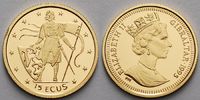 Gibraltar 15 Ecus<br>1/24g fein<br>14 mm Ø Heinrich der Löwe, inkl. Kapsel und MDM-Zertifikat