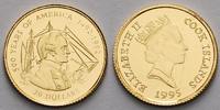 Cook Inseln 20 Dollar<br>1,24g fein<br>13,92 mm Ø James Cook, inkl. Kapsel und MDM-Zertifikat