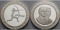 Spanien 2000 Pesetas Oly. Sommerspiele in Barcelona - Bogenschießen inkl. Kapsel
