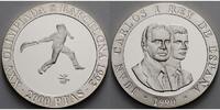 Spanien 2000 Pesetas Oly. Sommerspiele in Barcelona, baskisches Schlagballspiel - Pelota inkl. Kapsel