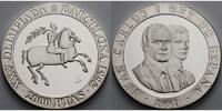 Spanien 2000 Pesetas Oly. Sommerspiele in Barcelona - Iberischer Reiter - inkl. Kapsel