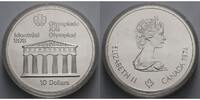 Kanada 10 Dollar XXI. Oly. Sommerspiele 1976 Montreal, 2. Ausgabe, Antike Motive, in Kapsel