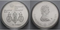 Kanada 10 Dollar XXI. Oly. Sommerspiele 1976 Montreal, 3. Ausgabe, Frühe kanadische Sportarten