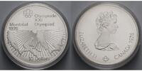 Kanada 10 Dollar XXI. Oly. Sommerspiele 1976 Montreal, 6. Ausgabe, Kampf- u. Mannschaftssport