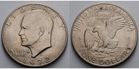 USA / United States 1 $ Eisenhower Dollar 1971 -1974, 1972 D (Denver)