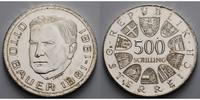 Österreich 500 Schilling 15,36g fein,37 mm Ø 100. Geburtstag von Otto Bauer, (1881 - 1938), sozialdemokratischer Politiker