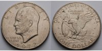 USA / United States 1 $ Eisenhower Dollar 1971 -1974, 1972 (Philadelphia)