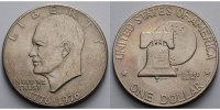 USA / United States 1 $ Eisenhower Dollar 1776 -1976, 1976 (Philadelphia)