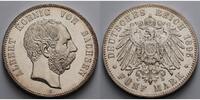 Sachsen 5 Mark Albert 1873-1902,