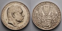 Deutschland 22,23g fein<br> 36mm Ø Medaille / Probe, in Silber Paul von Hindenburg, K. Goetz - Medaille 1847-1927
