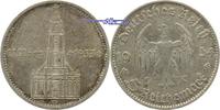 3. Reich 1933 - 1945 5 RM Garnisonkirche von Potsdam, mit Datum, Patina,