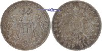Hamburg 5 Mark Stadtwappen
