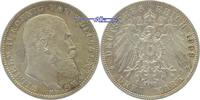 Württemberg 3 Mark Kursmünze, Wilhelm II,