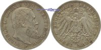 Württemberg 3 Mark Kursmünze, Wilhelm II,