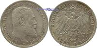 Württemberg 3 Mark Kursmünze, Wilhelm II,