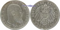Württemberg 5 Mark Kursmünze, Wilhelm II,1891-1918
