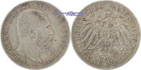 Württemberg 5 Mark Kursmünze, Wilhelm II,1891-1918