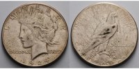 USA / United States 1 $ Peace Dollar 1921 - 1928, 1924 S (San Francisco)