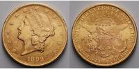 USA 20 $ 30,09gfein34 mm Liberty, ohne Münzzeichen, Philadelphia 1899 Gold, (Coronet Head Double Eagle)