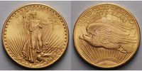 USA 20 $ 30,09gfein34 mm Liberty, ohne Münzzeichen Philadelphia 1924 Gold (Saint Gaudens Double Eagle)