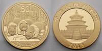 China 50 Yuan, 3,11g fein 18 mm Ø Panda-Bären, 1/10 oz, 999 Gold