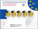 Deutschland 2 Euro<br> 5x 50 Jahre Élysée Vertrag,<br><b>kompl. Satz </b> (5 Prägestätten)<br><b>