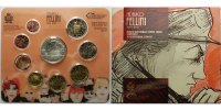 San Marino 8,88 Kursmünzen, 2013 * mit 5 Euro Silbermünze Federico Fellini 1993-2013,<b>groß</b>